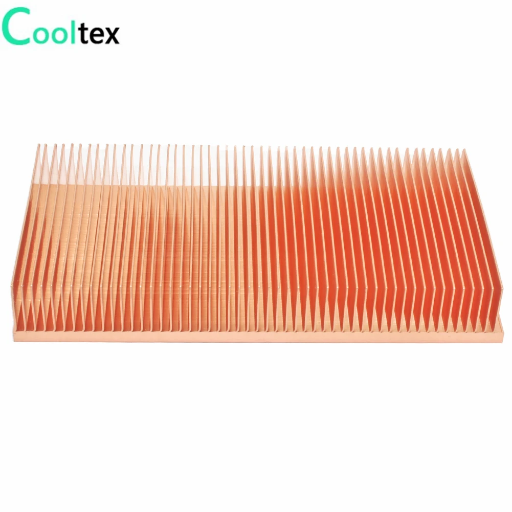 Dissipador de Calor de Cobre Puro 100x50x15 mm Dissipador de Calor para Design Eletrônico Chip Ram Led Vga Resfriamento - Imagem 4