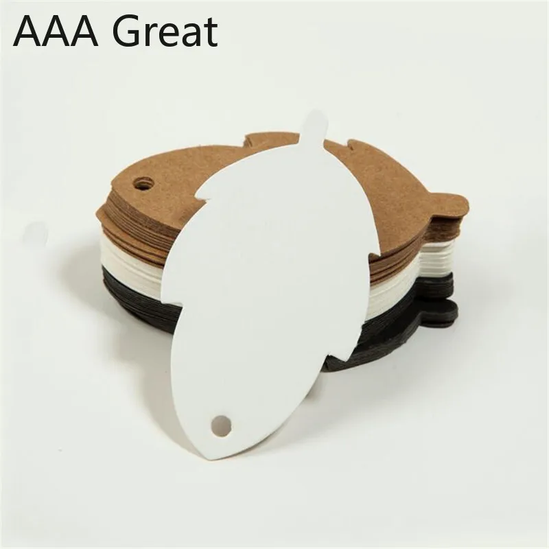 100 шт./лот черный белый тарджеты крафт бумага карты блокноты креативные