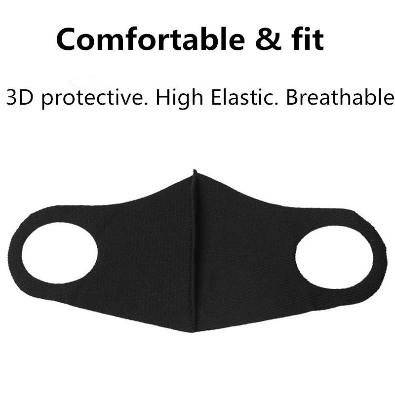 Маска для лица из хлопка милый PM2.5 Анти-Туман Маска Black Dust нос фильтр ветронепроницаемая маска для лица, муфельной бактерий гриппа ткань тканевый респиратор