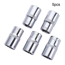 Utoolmart Новинка 5 шт. 1/2 привод 16 мм хром-ванадиевая сталь общая длина 38 мм 12 точек разъем сливовый рукав