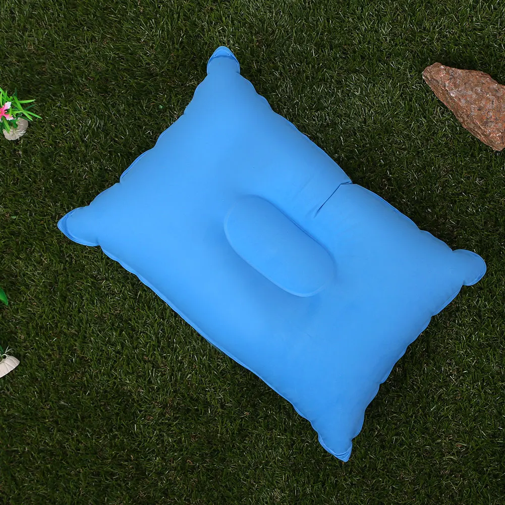 Accessories Mat Pad Air Inflation Pillow Hiking PVC Square Travel Sleeping Rest Camping New Outdoor