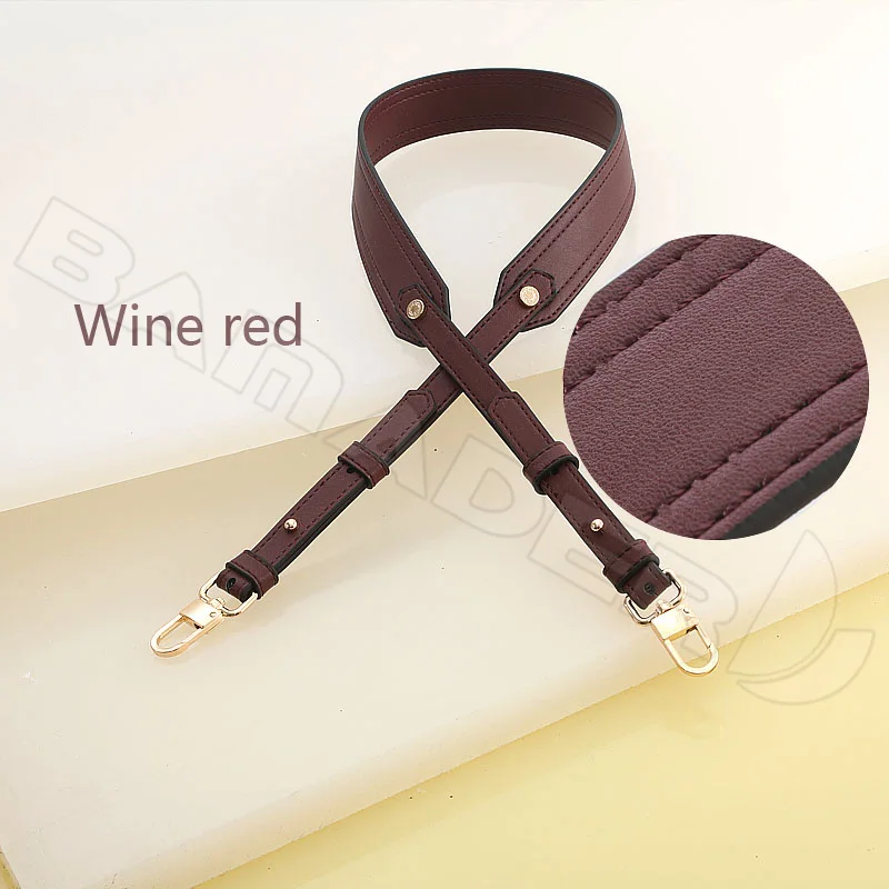 Wine red Сумка BAMADER модный Удобный сменный плечевой ремень красивый высококачественный разный стиль сумка из натуральной кожи Аксессуары - Цвет: Wine red