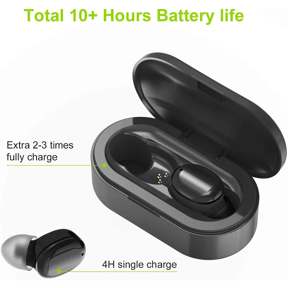 Estéreo sem Fio Fones de Ouvido com Microfone à Prova Bauhaus Estilotws Earbud Bluetooth 5.0 In-ear hd Dwaterproof Água Frete Grátis Ewa T300 - Image 5