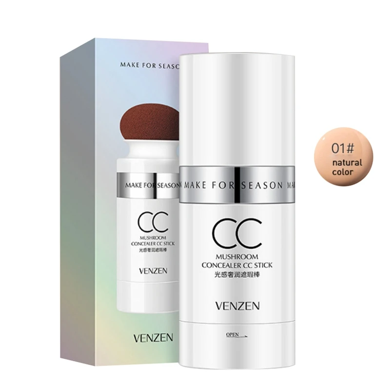 

Concealer Waterproof Long-lasting CC Stick Concealer Moisturizing Cover Blemishes Brighten Skin Tone Concealer Stick-