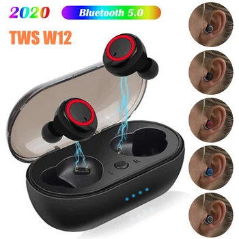 

2020 Wireless Bluetooth 5.0 Earphone Sport Handfree Touching Controller Charging Box
