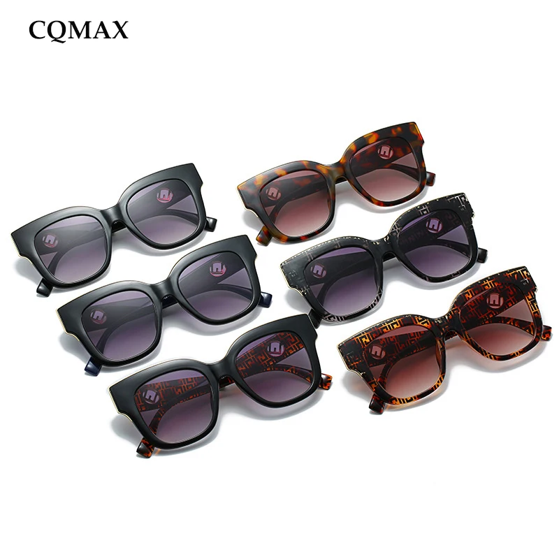 CQMAX модные квадратные Ретро Солнцезащитные очки женские классические солнцезащитные очки сексуальные женские очки овальные очки UV400