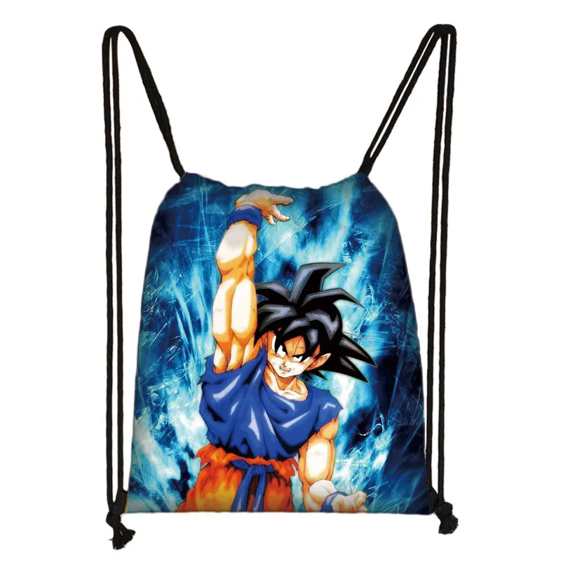 SKD-QLZ40 Аниме Dragon Ball сумка на шнурке Супер Саян Гоку Гохан рюкзак для мальчиков и девочек книга сумки для подростков сумка для хранения - Цвет: SKD-QLZ40
