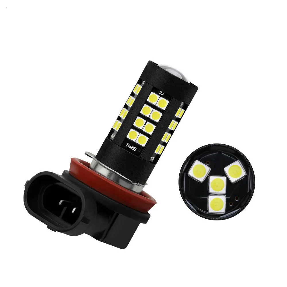 1 шт. H4 H7 H8 H11 H10 9005 9006 12 V-24 V светодиодная универсальная подсветка в машину проектор противотуманная фара дальнего света фары лампы сине-белые красный автомобиль свет