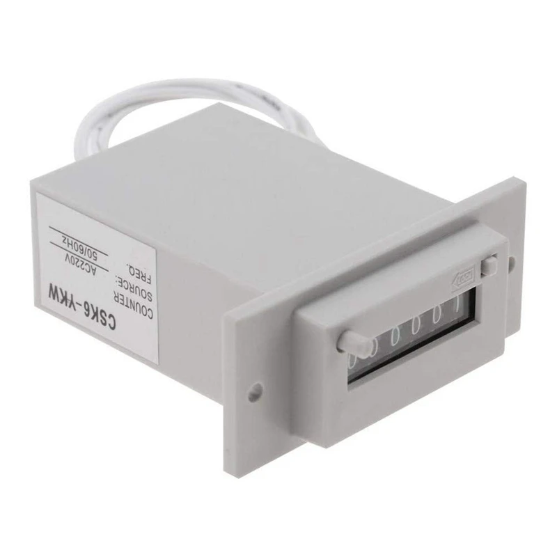 CSK6-YKW AC220V/DC24V 6 цифр импульсный электромагнитный счетчик инструменты(AC220V