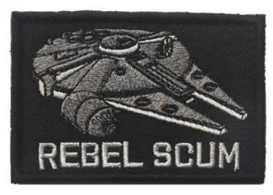 rebel scum Военный боевой патч из Звездных Войн мишень Rebel Scum Bantha Shield Jedi заказ Хищник крюк и петля Тактический Звездные войны Набор патчей - Цвет: rebel scum