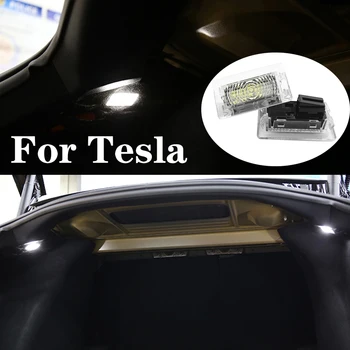 

Car LED Interior Light Door Trunk Footwell GloveBox Light Atmosphere lamp For Tesla MODEL X MODEL S MODEL 3