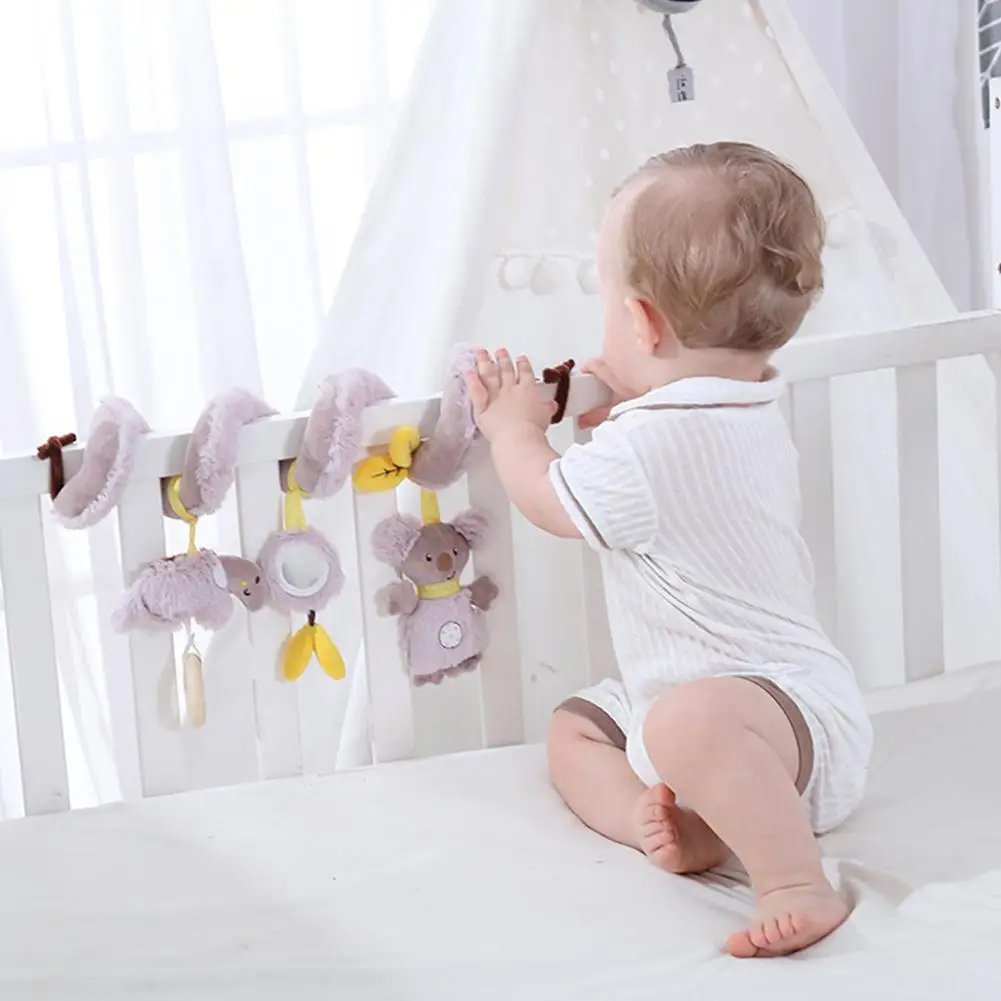 Kidlove Детские Плюшевые погремушки Игрушка музыкальная шкатулка для кроватки спиральный подвесной детская коляска кровать