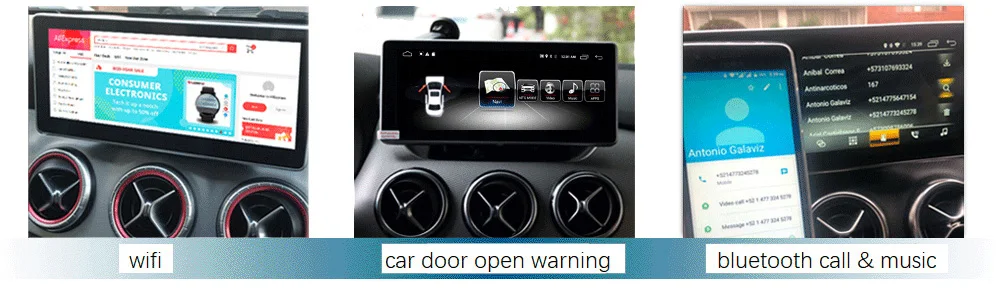 Discount 1920*720 Resolution Android Screen for Mercedes Benz SLK R172, with GPS Navigation Radio Stereo Bluetooth Multimedia system 11