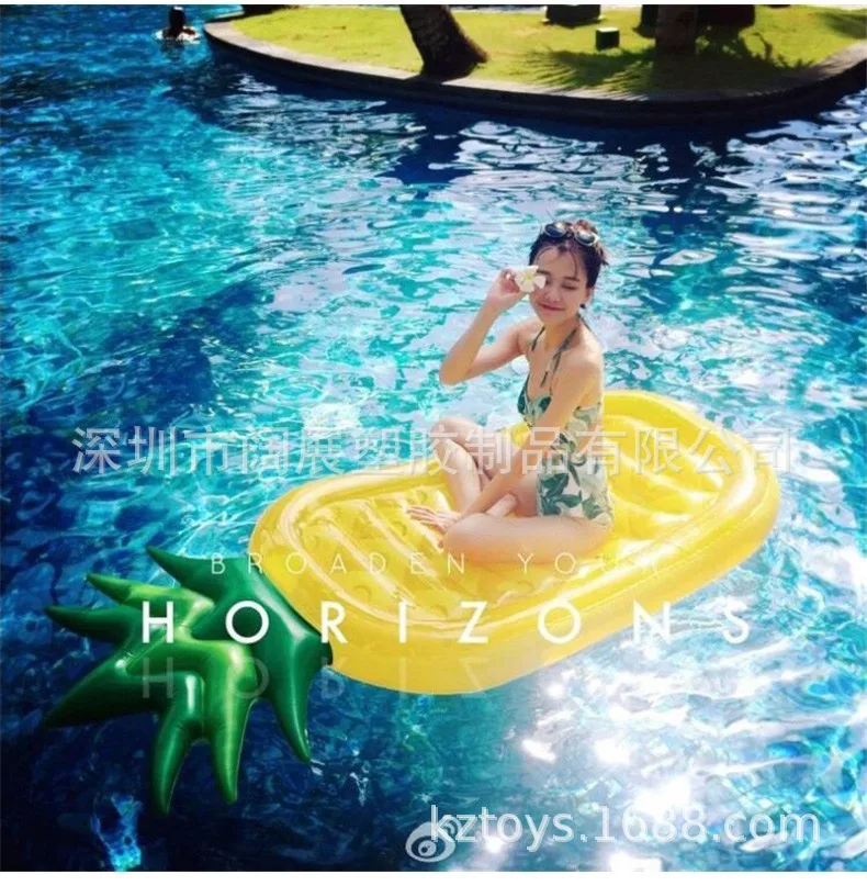 

Manufacturers Currently Available Direct Selling INS Hot Selling Inflatable Pineapple Floating Mat Inflatable Adult Double Color