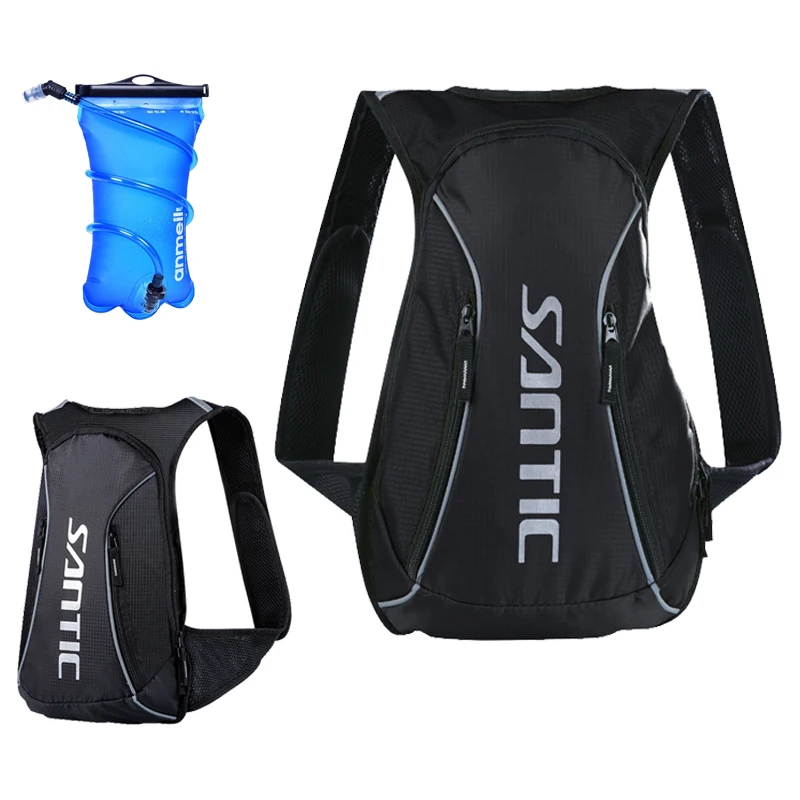 Santic 15L женский мужской маленький рюкзак водонепроницаемый дышащий сверхлегкий рюкзак для бега кемпинга туризма спортивный рюкзак тренировочная сумка