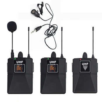 

One for two wireless recording microphone SLR camera photography bee radio mobile phone interview lavalier microphone