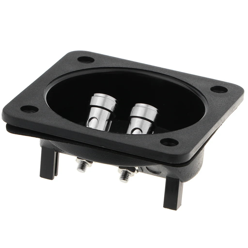 DIY 2-Way Speaker Box Terminal Binding Post Square Screw Cup Connector Subwoofer Plug 80 Press