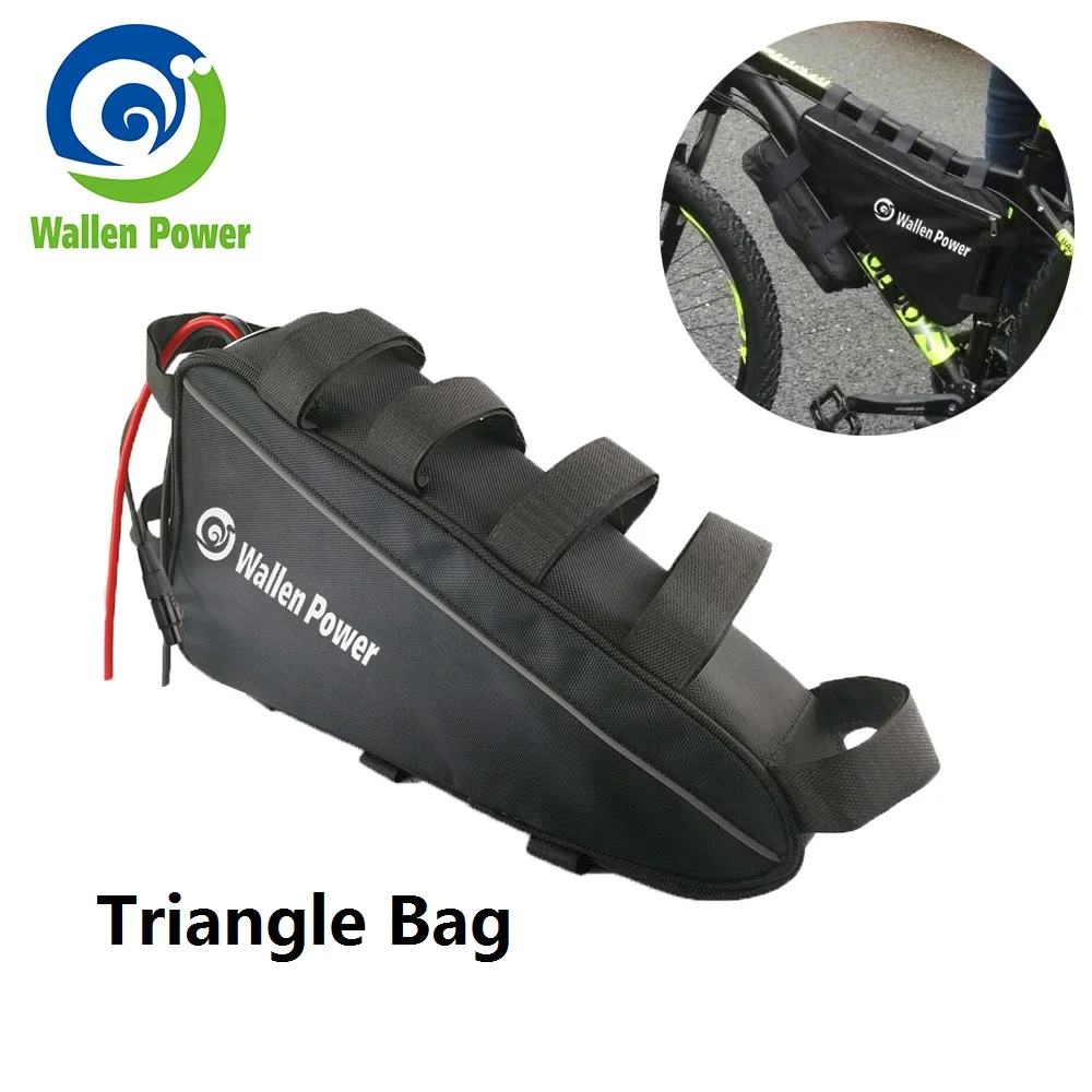 

Bike packing Bag Waterproof Bike Frame Bag Triangle Large Cycling Tube Pouch Quick Release Frame Bag