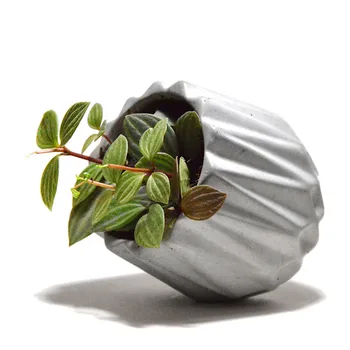 

Creative Flower Pot Concrete Silicone Mold Succulent Plants Flowerpot Cement Concrete Mould Plaster Crafts Molds