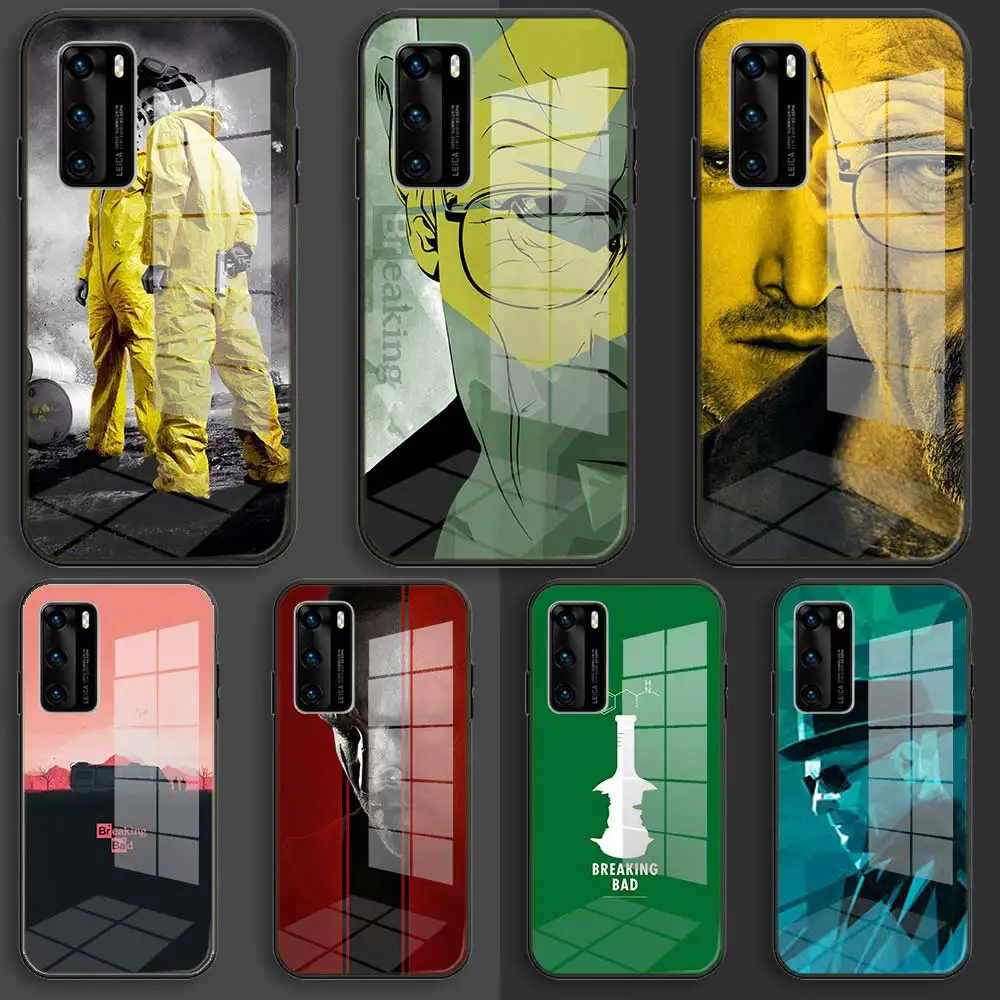 Мягкий стеклянный чехол для Huawei P40 P30 P20 Pro Lite Plus p30lite p40lite E P Smart 2020 из ТПУ с защитой