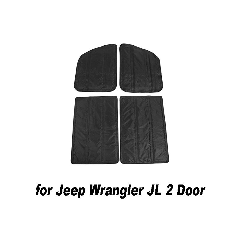 2 door MOPAI звукоизоляция хлопок для Jeep Wrangler JL крыша автомобиля теплоизоляционные колодки комплект для Jeep Wrangler JL+ аксессуары - Название цвета: 2 door