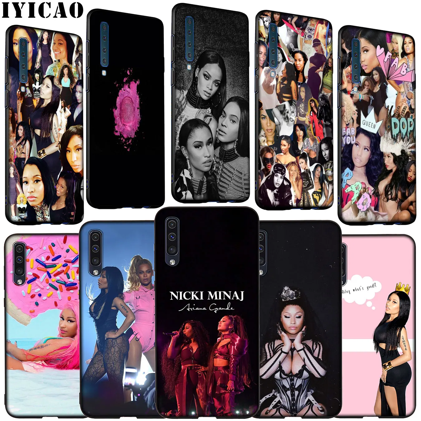 Мягкий силиконовый чехол IYICAO для Samsung Galaxy A70 A60 A50 A40 A30 A20 A10 M10 M20 M30 M40 A20E |