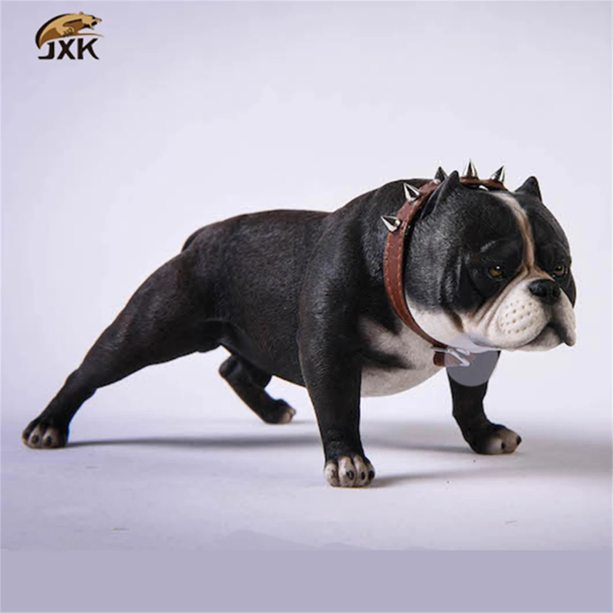 Pitbull 様 JXK 1/6 American Bully Pitbull Dog Pet Figure Animal Model Toys