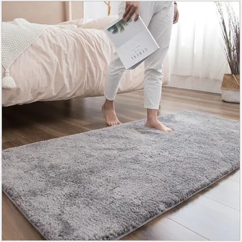 

Bathroom Floor Mats Rectangular Floor Rugs European-style Tufted Carpets Soft And Thick Non-slip Bedside Carpet Bathtub Foot Mat