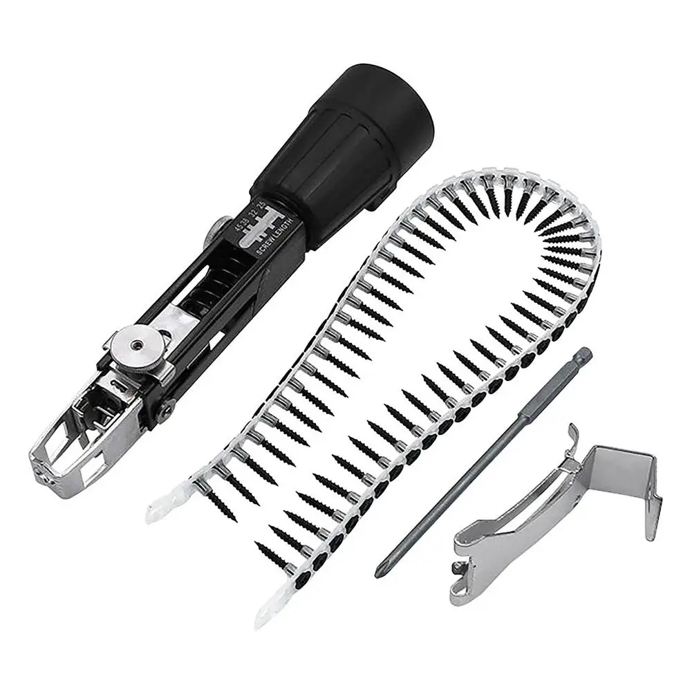 Automatic Chain Nail Gun Adapter Screw for Electric Drill Woodworking Tool Cordless Power Attachment Set | Инструменты