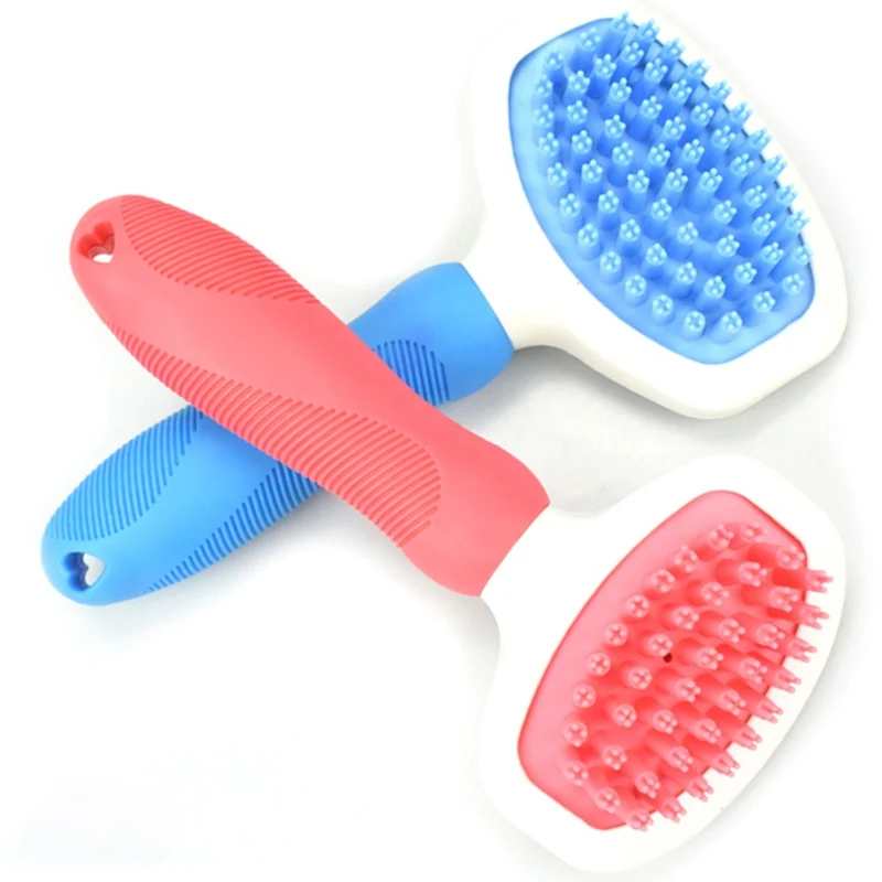 Pet Dogs Cats Bathing Brush No Harm Silicone Short Long Hair Pets Removal Hair Comb pet bathing tool brush dog shower massager