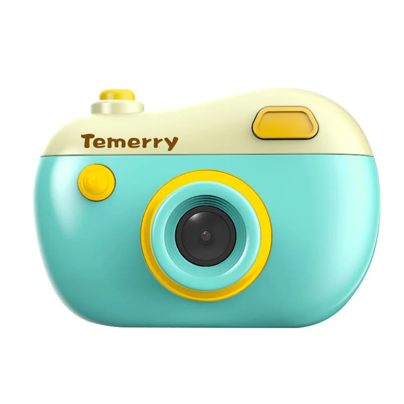 Игрушечная камера s Детская Цифровая камера 8mp 2.0HD видеокамера с экраном несколько языковых вариантов несколько игр Детские развивающие игрушки - Цвет: Зеленый
