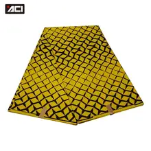 ACI настоящий воск Анкара ткань, Африканский воск печати Tissu Africain Нигерия Батик Ткань 6 ярдов/шт для свадебного платья