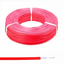 40KV 22AWG кабель высокого напряжения красный положительный свинец для СО2 лазерного источника питания, лазерной трубки и лазерной резки