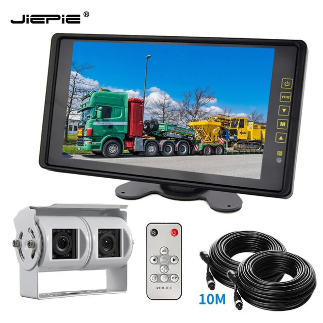 9 Inch Dual Lens Reverse Camera Monitor 