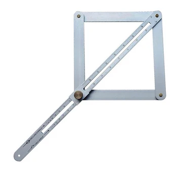 

2020 Original Aluminum Alloy Corner Angle Finder Ceiling Artifact Protractor Tool Multifunctional Protractor Diagonal Ruler