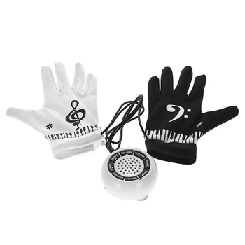

HOT-Electronic Hand Piano Gloves with Musical Fingertips Speaker Hand Exercise Instrument Keyboard Musical Game Gifts