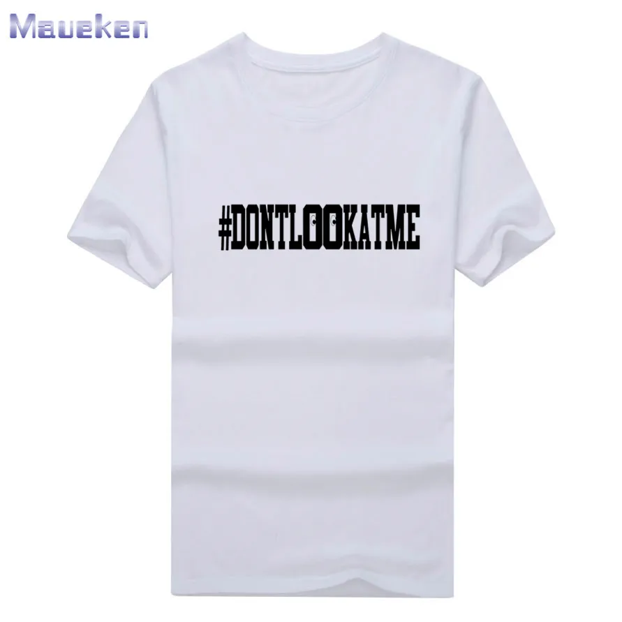 Новинка, футболка с надписью Don't Look At Me# dontlookatme Yasiel Puig Madison Bumgarner футболка из хлопка, футболка с короткими рукавами в подарок, 0816-5