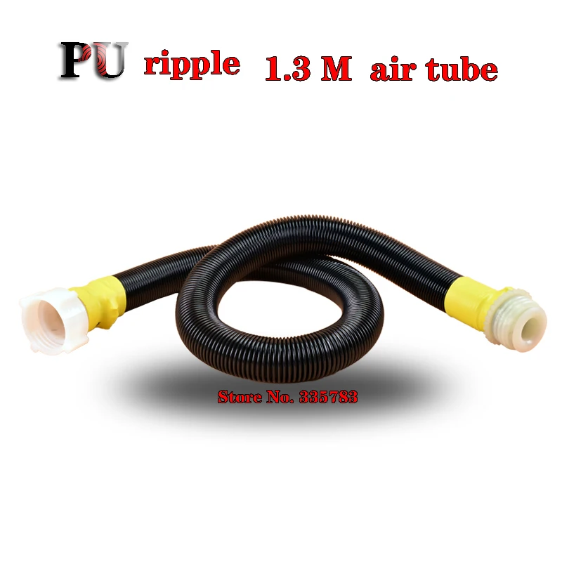 Gas respirator 40mm Gas mask filter Breathing tube length 0.65/1/1.3m Universal respirator airway ripple soft Compressive oxygen tube