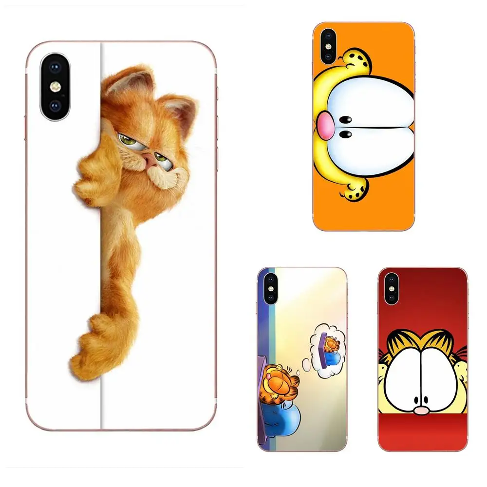 

TPU Skin Paintin Garfield For Huawei P7 P8 P9 P10 P20 P30 Lite Mini Plus Pro Y9 Prime P Smart Z 2018 2019