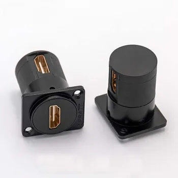 

D-TYPE Connector Audio Adapter D Type Socket Computer Accessories Hdmi Port Mount Multimedia Interface Video Chassis Panel