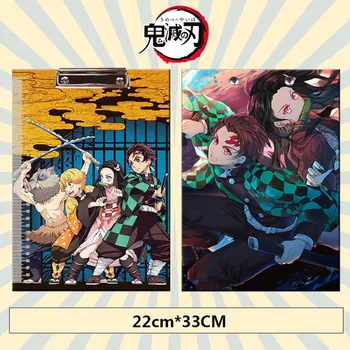 

A4 Demon Slayer Clipboards Cute Anime Stationery Store Clip Folder Board Desk File Drawing Writing Pad School Office Accessory