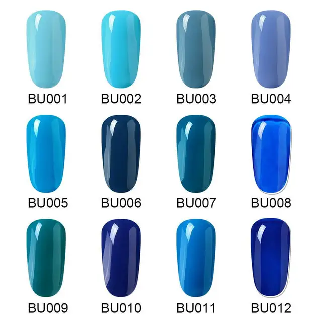 Elite99 10ML Blau Serie Gel Polish Soak Off Gel Lack Emaille Semi Permanent UV Nagellack Nail art Maniküre gelLak Lacke