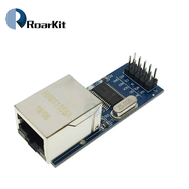 Бесплатная доставка Мини модуль локальной сети ENC28J60 для Arduino 51 AVR SPI PIC STM32 LPC