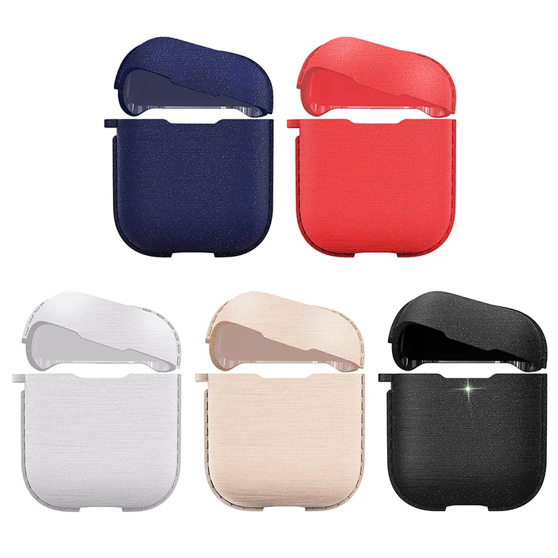 

Flash Brushed Drop Protection Sleeve Only for Airpods 2 Case Cover Charging Bottom for Apple Airpods Wireless Bluetooth Headset