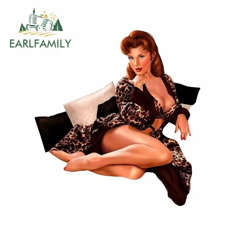 EARLFAMILY 13 см x 12 красная голова со стандартной булавкой переводная картинка для