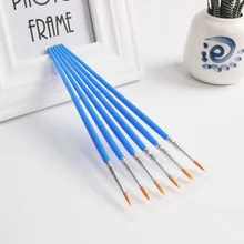 10 шт., новинка, нейлоновая кисть для волос, ручная ручка, для художника, акварельная акриловая краска, для рисования, художественная ручка, кисть для рисования, нейлоновая кисть