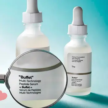 

30ml The Ordinary Buffet Multi-Technology Peptide Serum Target Anti Aging Face Serum Firming Anti Wrinkle Moisturizing skin care