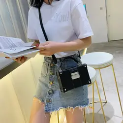 Иностранная газовая Женская 2019 новая Корейская версия 100 Наплечная скошенная сумочка модная сумка с заклепками для отдыха