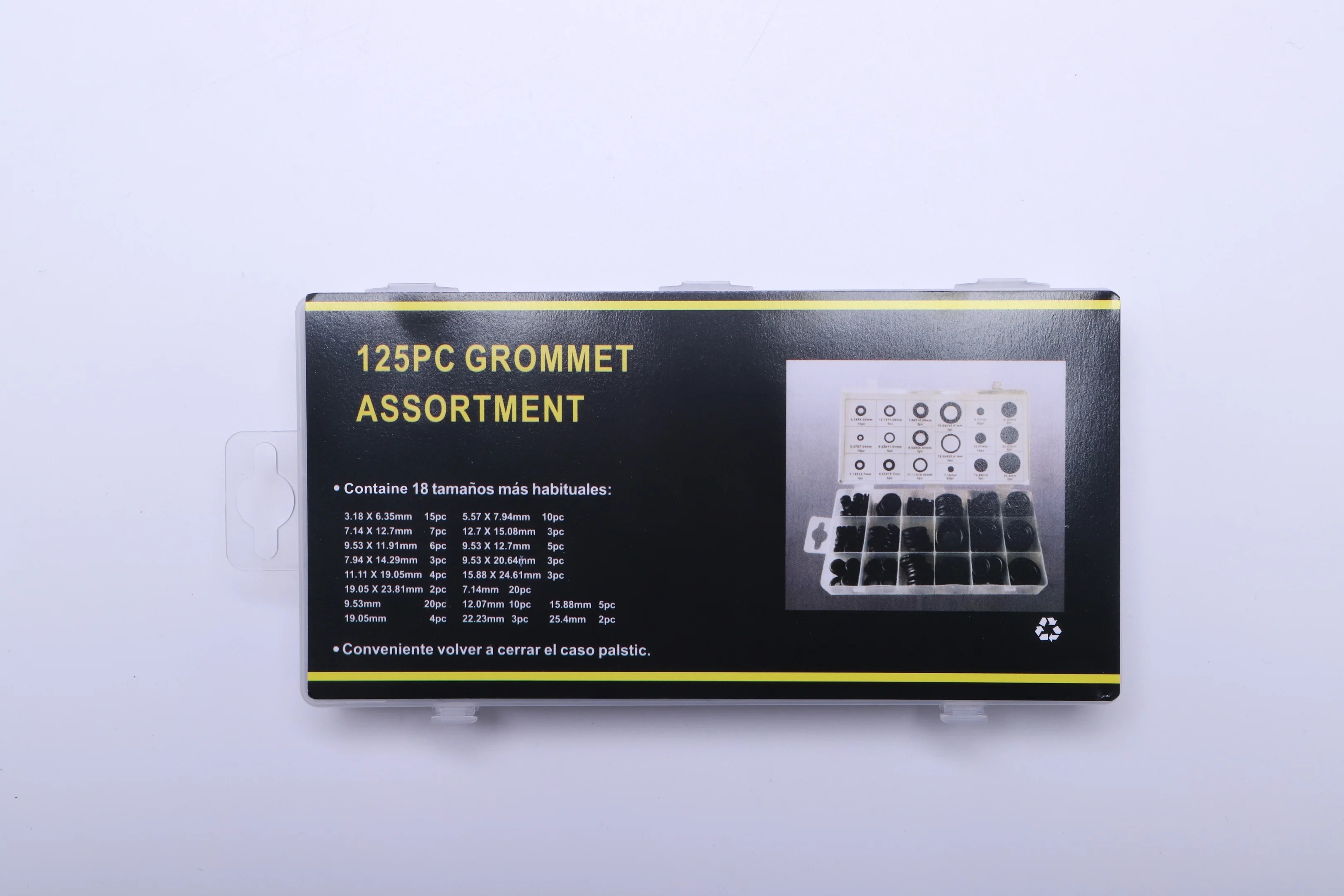 

125pcs Rubber Gasket Grommet Kit Assortment/Set/Box
