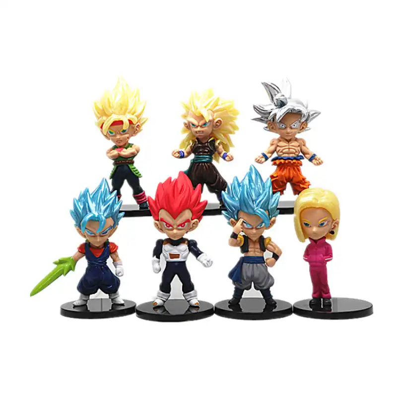 第二世代のドラゴンボールキャラクター超サイヤ人悟空ベジータ子供のおもちゃモデルの装飾品かわいい人形dra Null Aliexpress